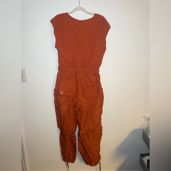 Free People Movement Burnt Orange Utility Jumpsuit - Picture 5 of 6